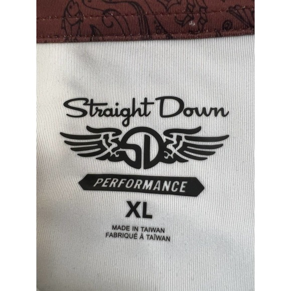 Straight Down Performance Polo Men's Size‎ XL Sea Creatures Turtle Octopus Jelly - Picture 3 of 5